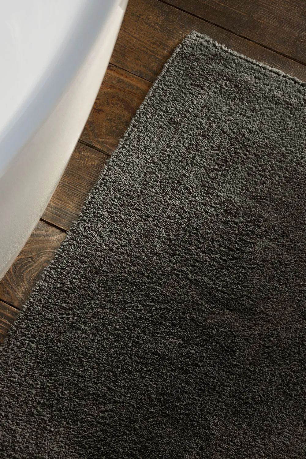 CHRISTY Reversible Hygro Luxury 100% Cotton 1800GSM Bath Rugs in Dark Grey 2