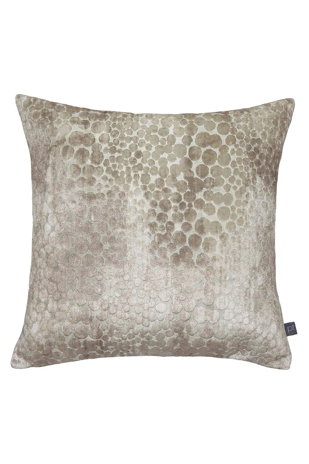 Prestigious Textiles Monument Foil Printed Geometric Cushion in Pink