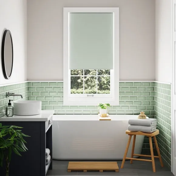 Blackout Moisture Resistant Roller Blind 1