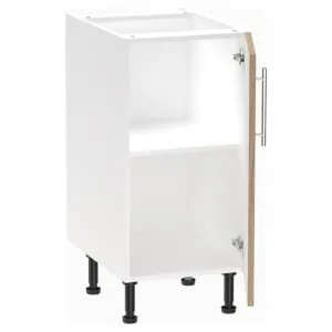 Wickes Orlando Scandi Oak Slab Base Unit - 400mm 2