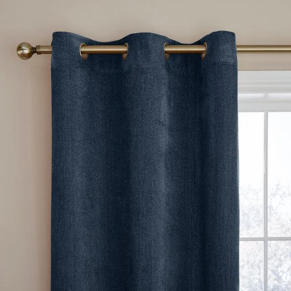 Ensley Chenille Blackout Eyelet Curtains