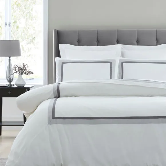 Dorma Alderton 100% Cotton Sateen Duvet Cover & Pillowcase Set 4