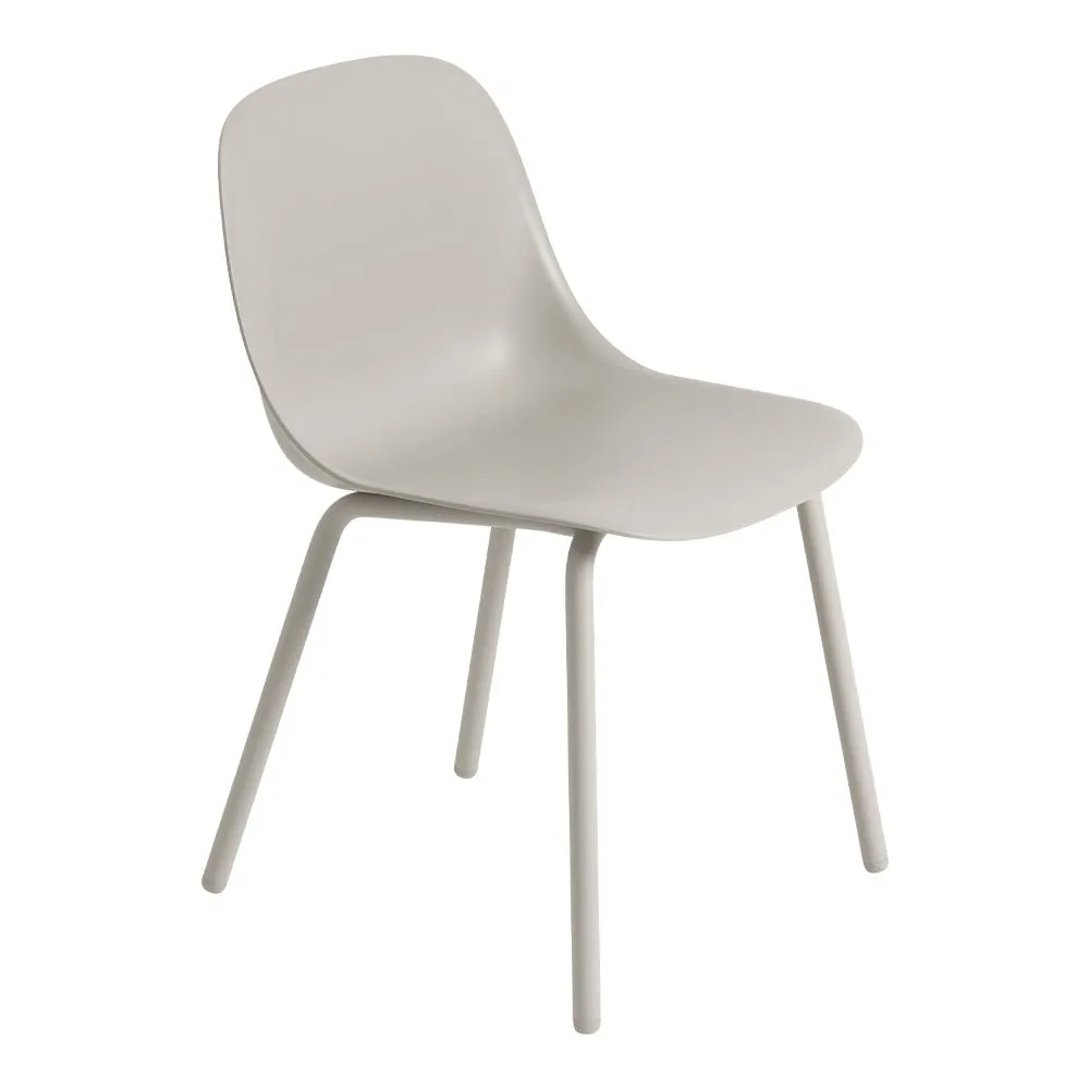 Muuto Fiber Outdoor Side Chair in Grey 1