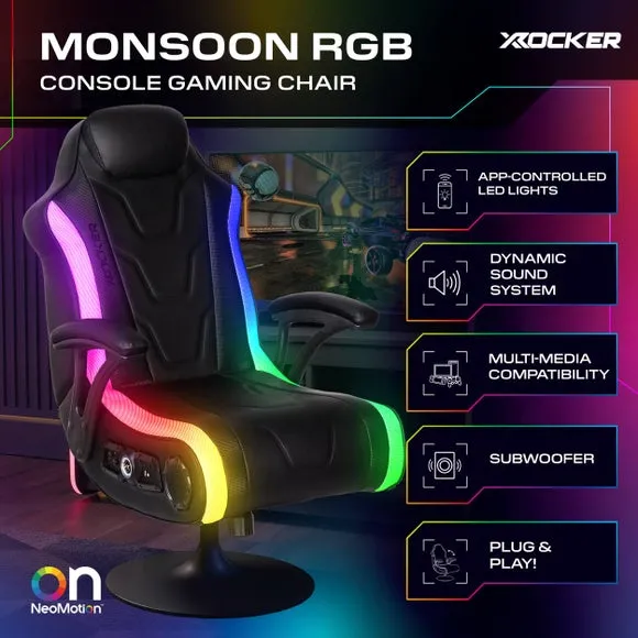 X Rocker Monsoon RGB Gaming Chair 2