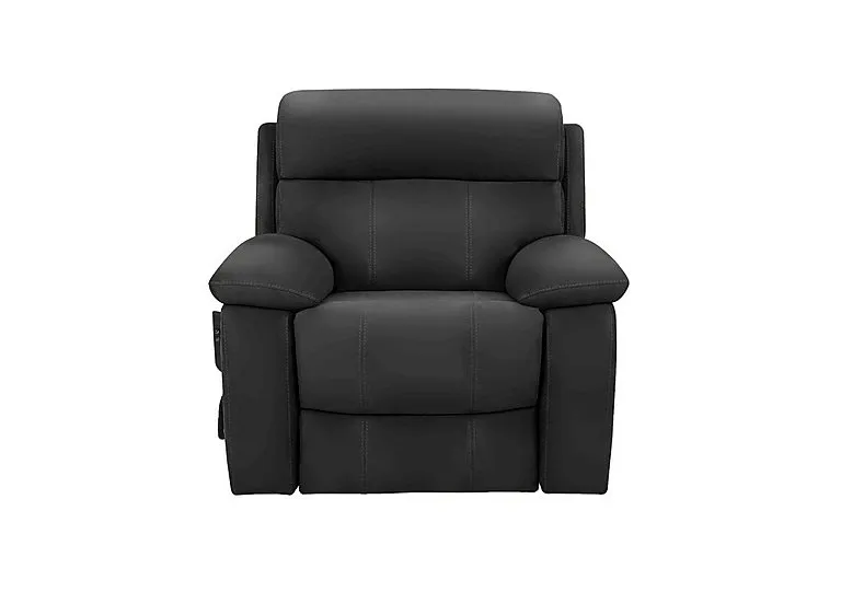 Moreno Leather Lift and Rise Chair - Classic Black