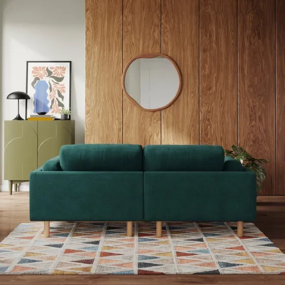 Newton Luxe Chenille Corner Chaise Sofa 3