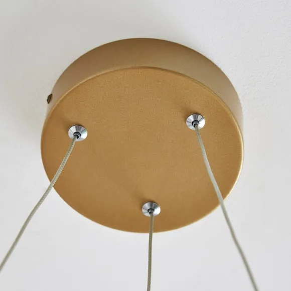 Puddle Linked Hoop 3 Light Adjustable LED Ceiling Light 4