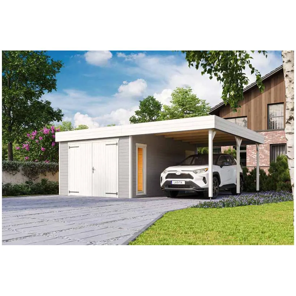 Lasita Maja Ltd Bahamas-Log Cabin, Garden Room, Home Office - L680xW560xH250.8 cm in Natural 3