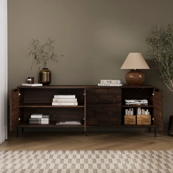 Watson Extra Wide Sideboard, Wood Effect 2