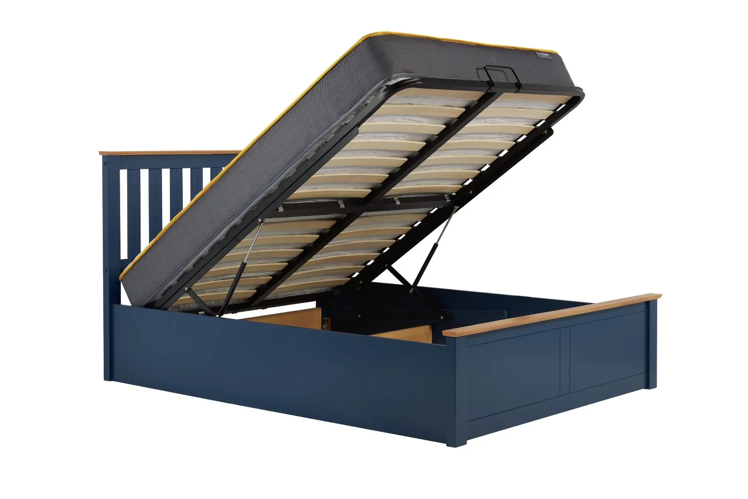 Birlea Phoenix Ottoman Small Double Bed Frame - Navy