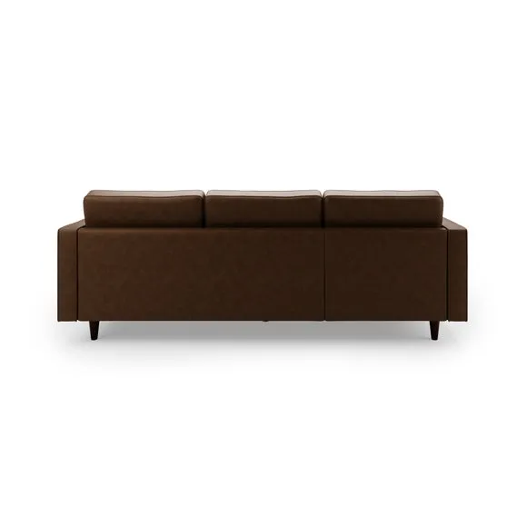 Zoe Faux Leather Corner Chaise 5