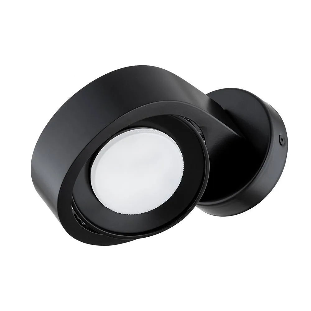 Netlighting Lotus Adjustable Up & Down Wall Lamp Black GX53 5