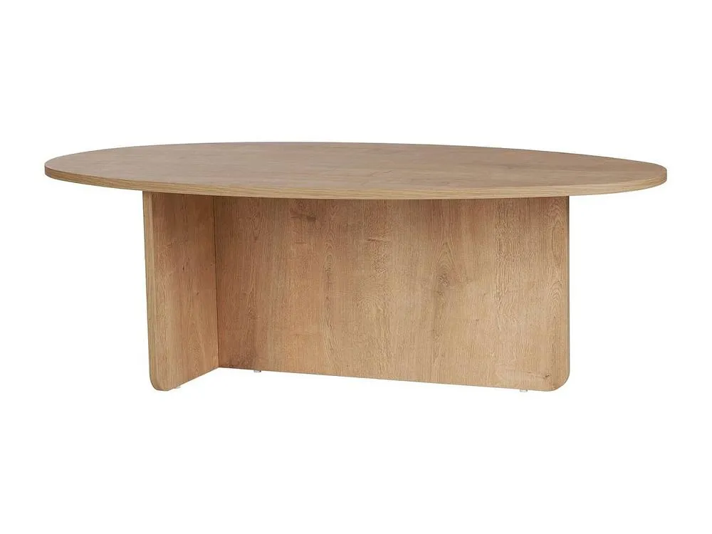 Vente-unique Coffee Table - Light Natural- ISENORA in Light Oak 5