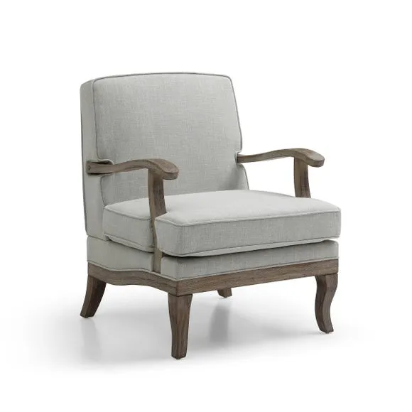 Esme Cream Linen Chair 6