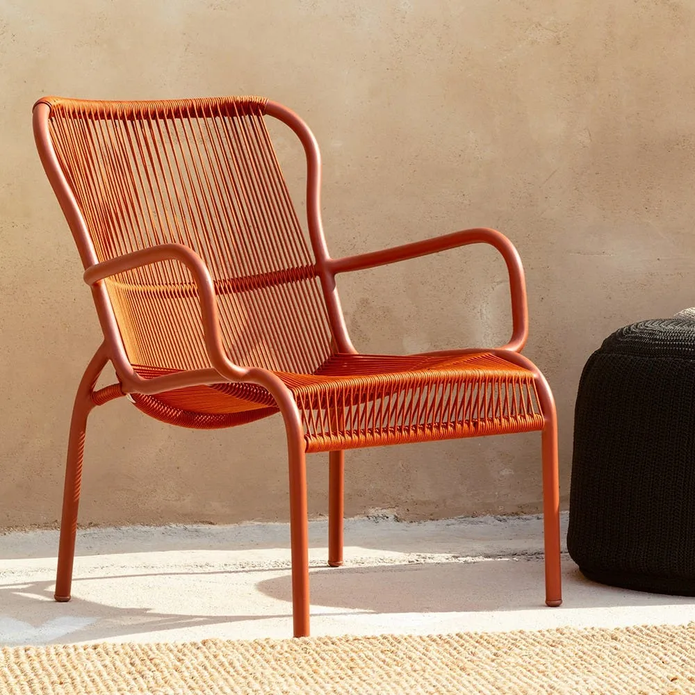 Vincent Sheppard Loop Outdoor Lounge Chair Rope Taupe 5
