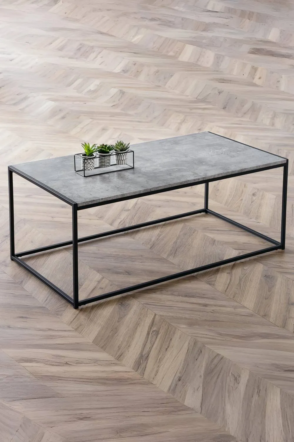 Julian Bowen Staten Rectangular Coffee Table in Grey