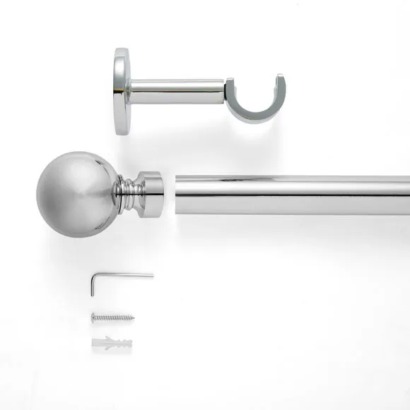 Ashton Fixed Metal Curtain Pole 3
