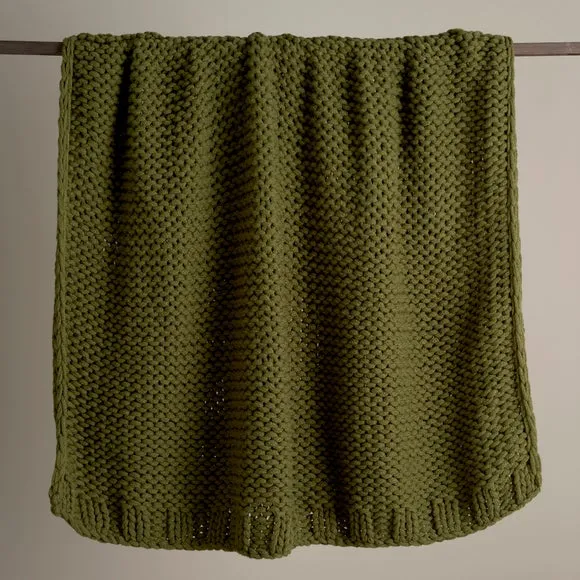 Chunky Knit Throw Blanket 3