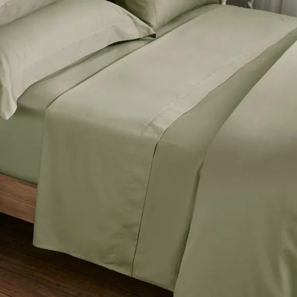 Dorma Luxe Egyptian Cotton Sateen Flat Sheet 1