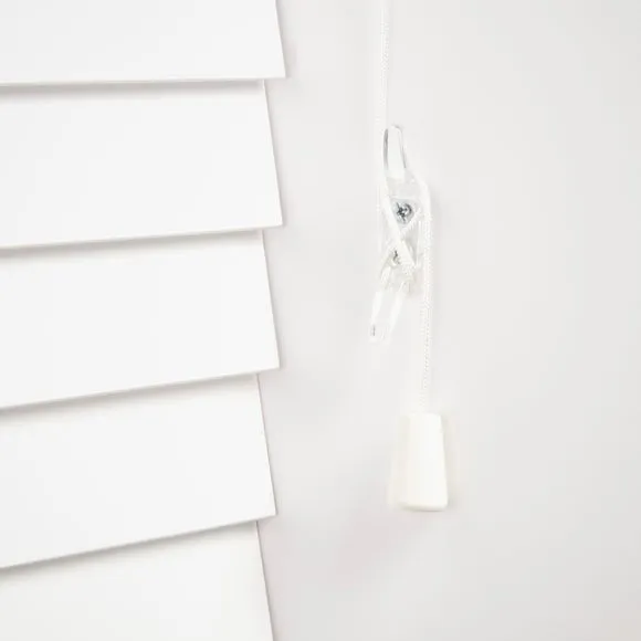 White Fauxwood 50mm Taped Venetian Blind 4