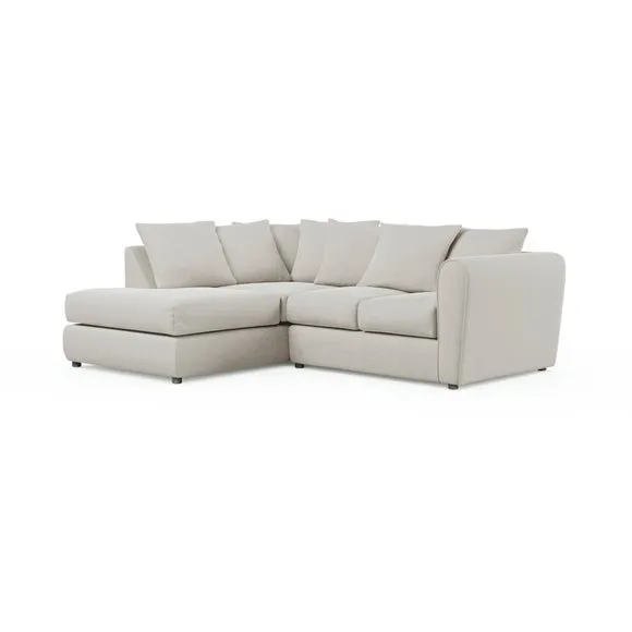 Blake Soft Texture Chenille Corner Chaise Sofa 6