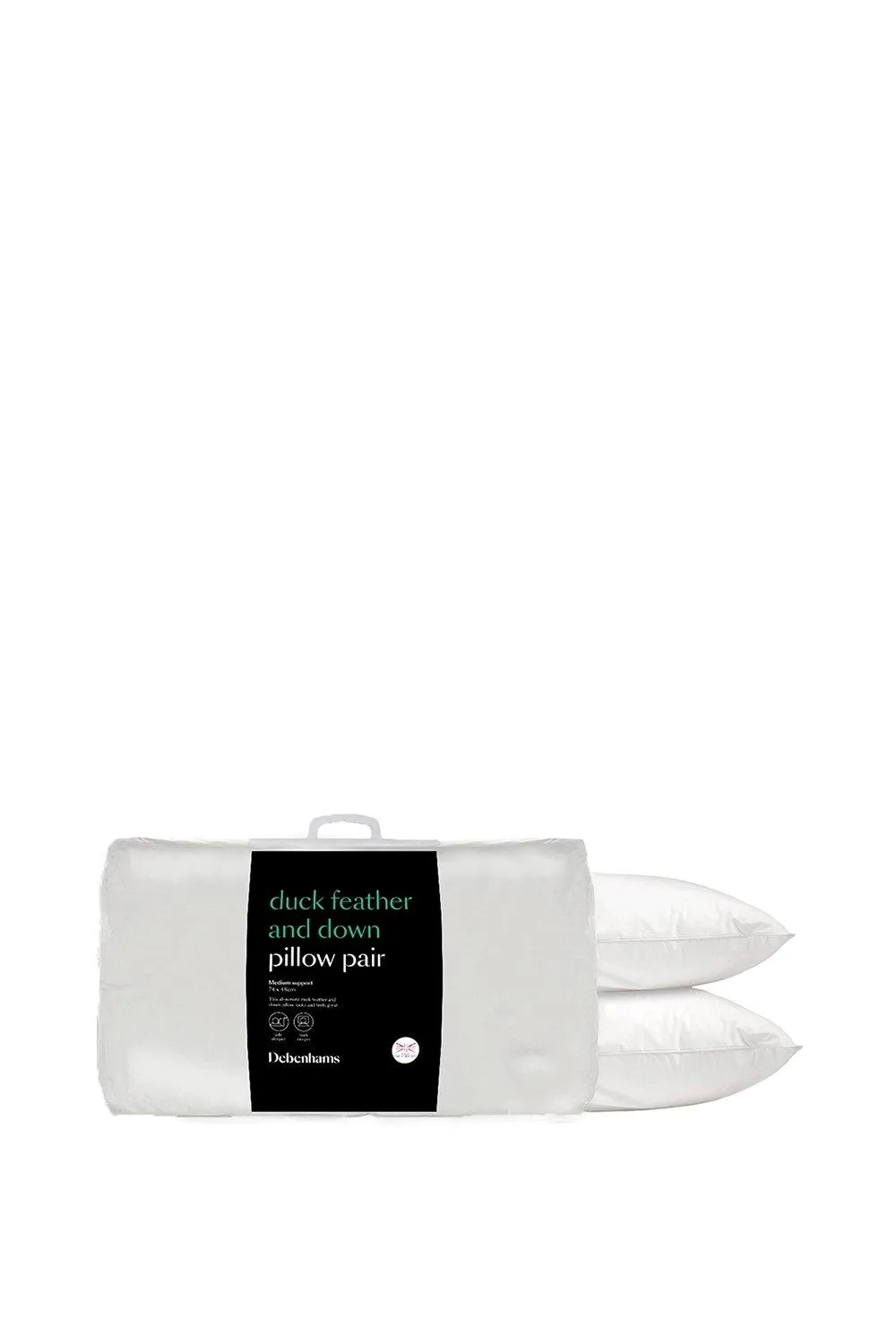 Duck Feather & Down Pillow Pair