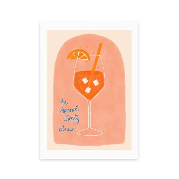 East End Prints Aperol Print by Emmy Lupin Studio 2