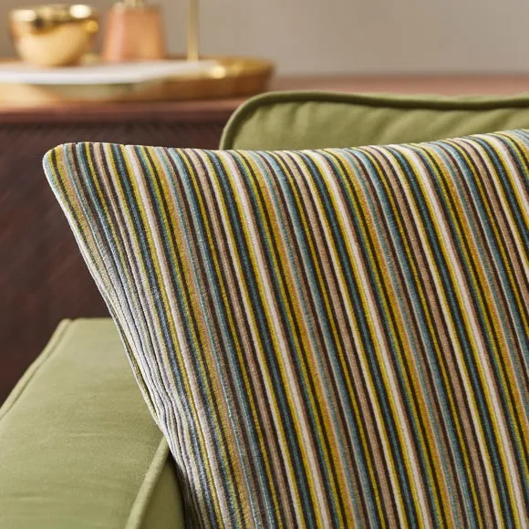 Velvet Striped Cushion Cover 2