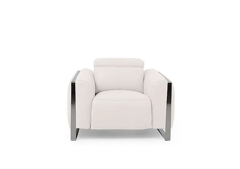 Gisella Leather Chair - Cotton
