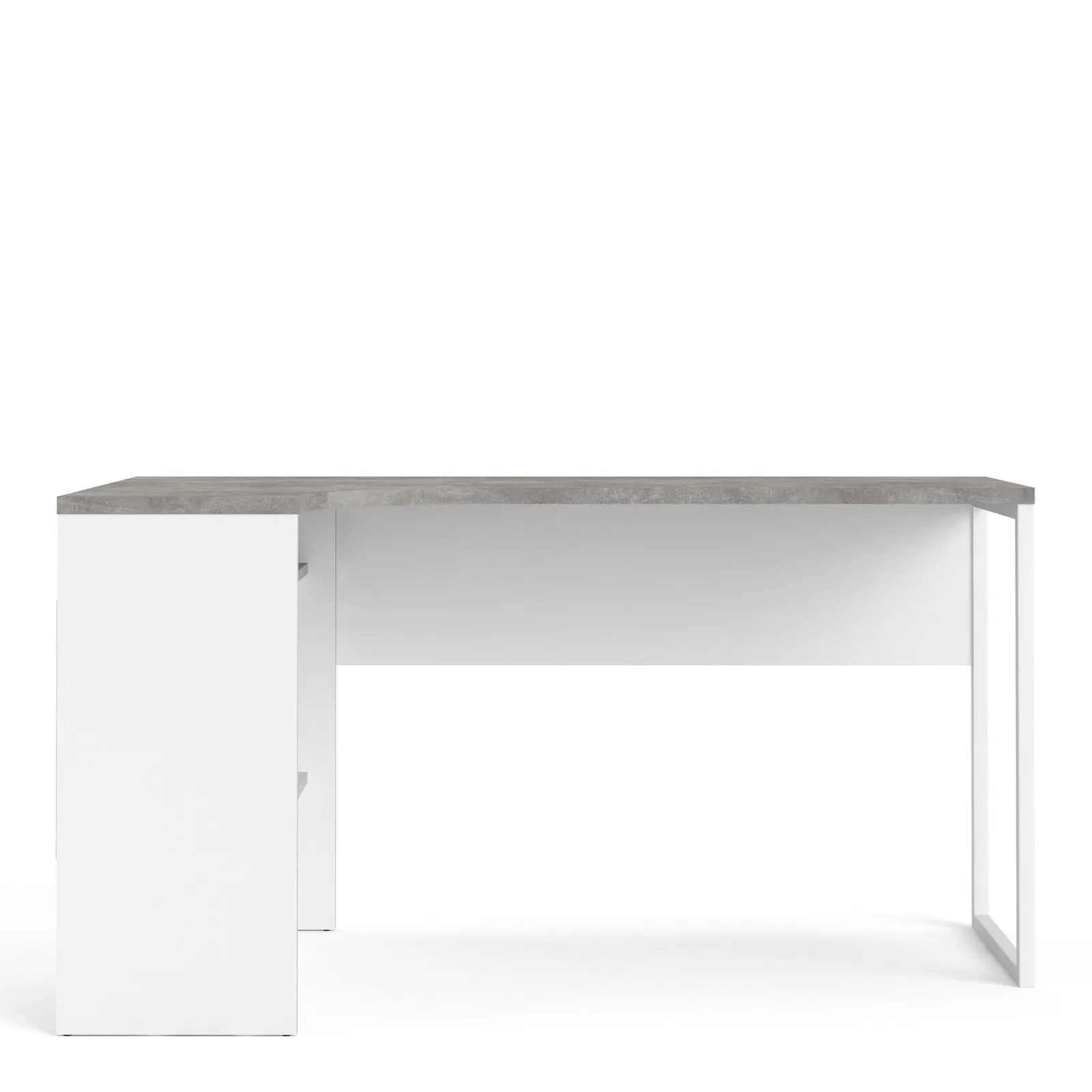 Furniture To Go Function Plus Corner Desk 2 Drawers in White 2