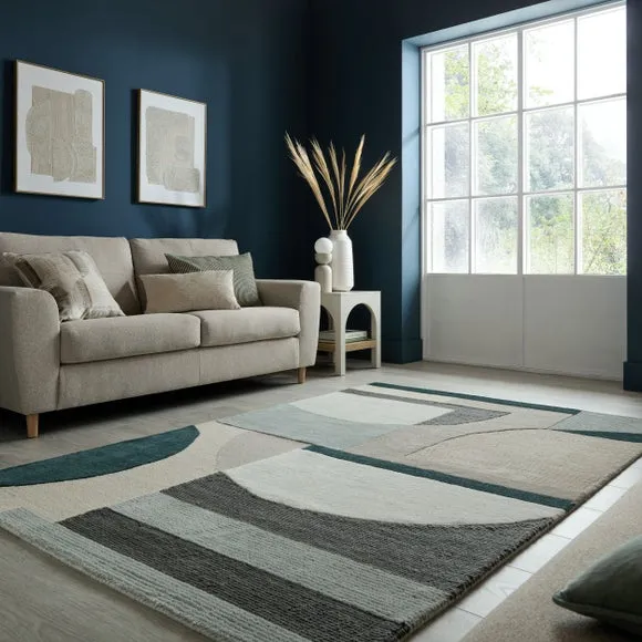 Rafe Geometric Wool Rug 1