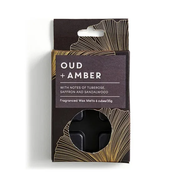 Set of 6 Oud and Amber Wax Melts 3