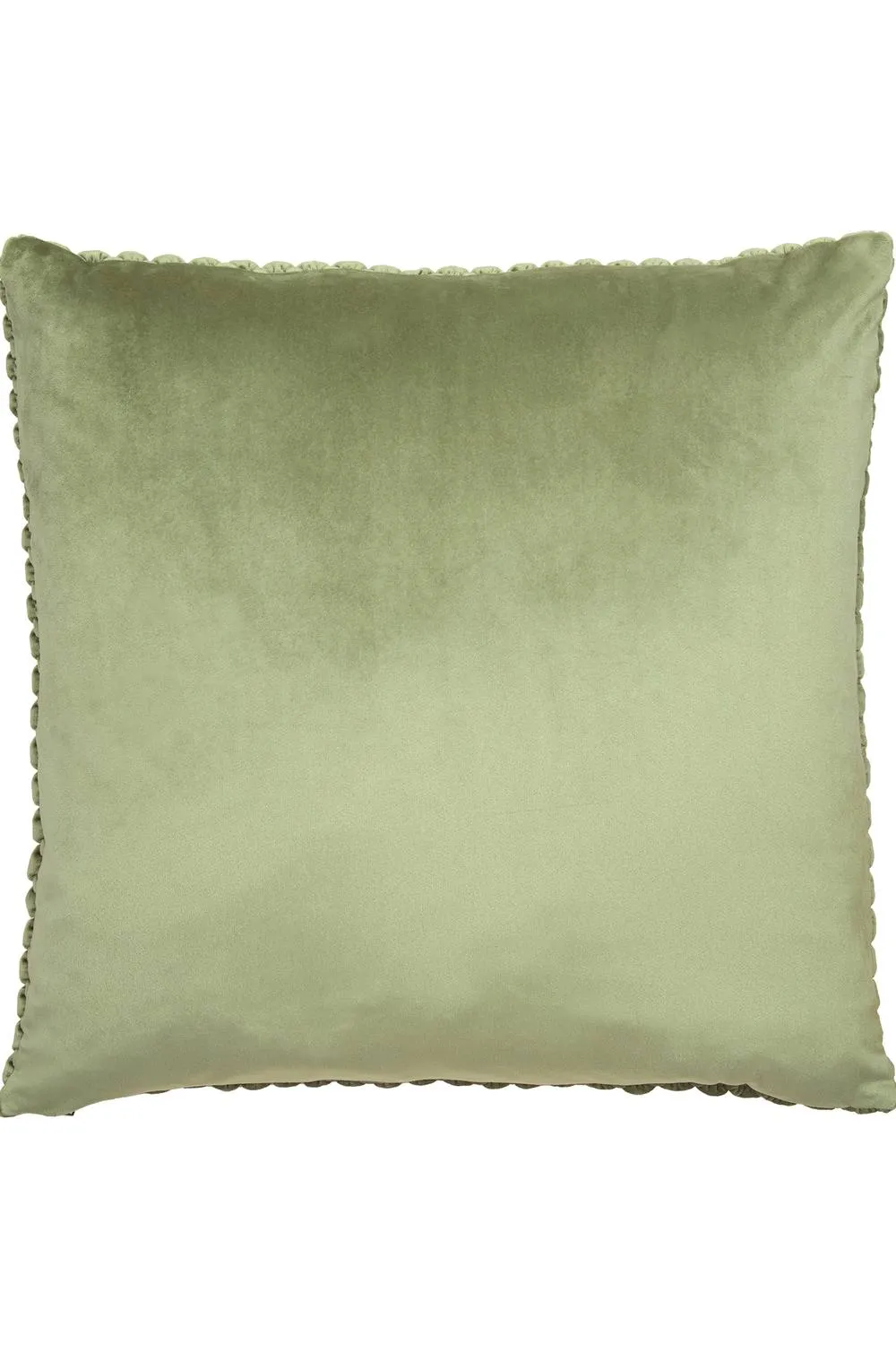 Appletree 'Bobble' Velvet Filled Cushion in Olive 3