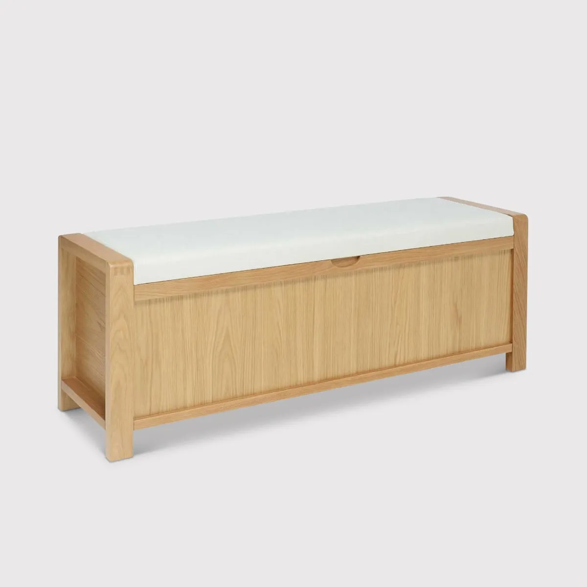 Ercol Bosco Storage Bench, White Oak | Barker & Stonehouse