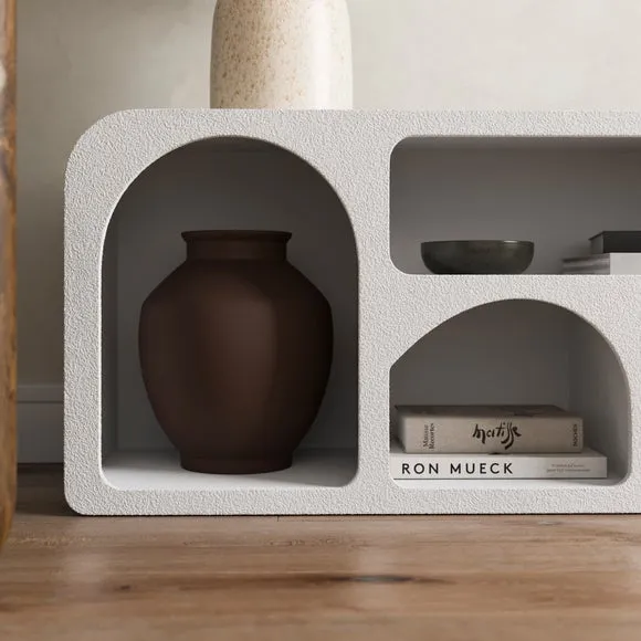 Drue Wide Sculptural Shelving Unit 2