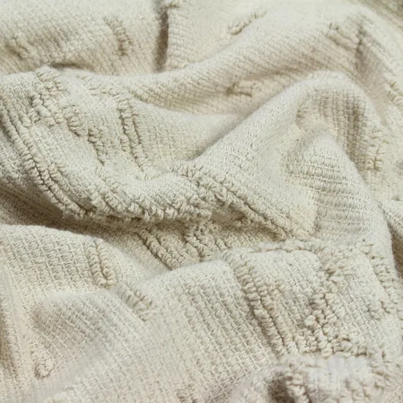 Furn. Boho Cotton Throw Blanket 130cm x 180cm 2