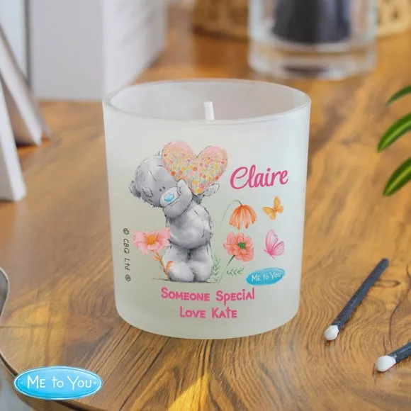 Personalised Me to You Flowery Jar Candle 2