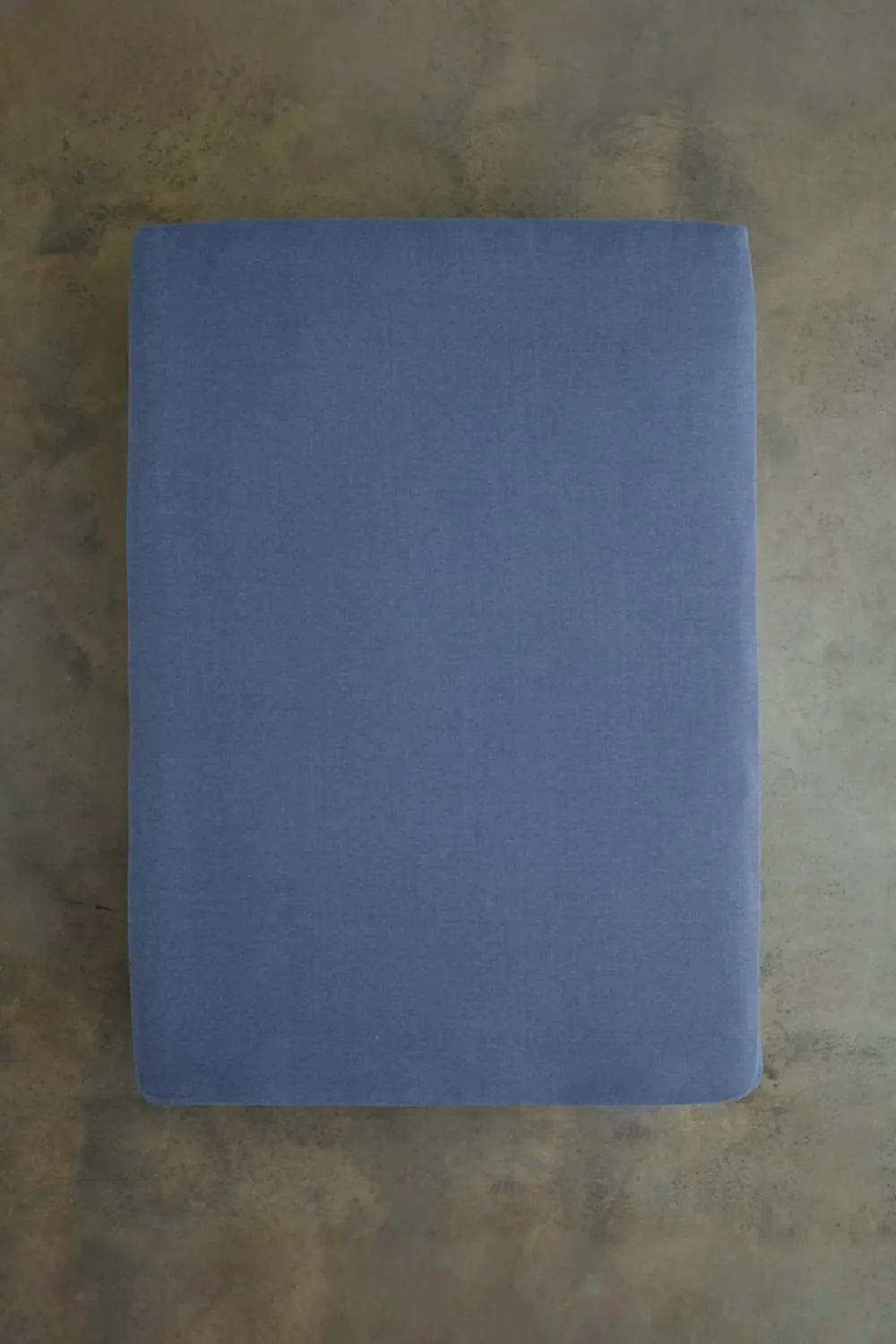 Deyongs Southwick Melange Look Fitted Sheet - Smooth, Soft & Breathable | 1846 in Blue 1