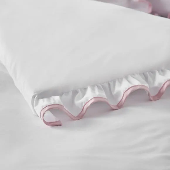 Catherine Lansfield So Soft Mono Frill Duvet Cover & Pillowcase Set 3