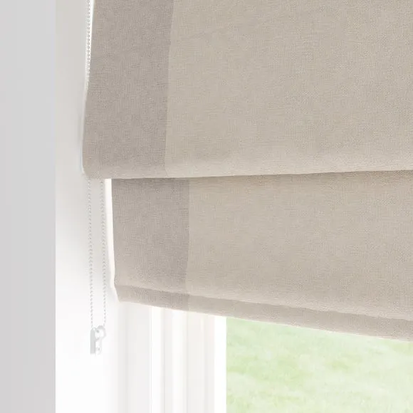 Luna Bordered Easy Chain Blackout Roman Blind 5