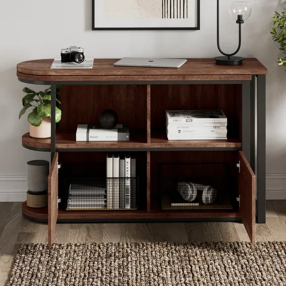 Fulton Pine Swivel Desk 4