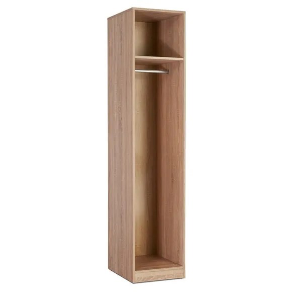 Holborn Single Wardrobe, Light Wood 2