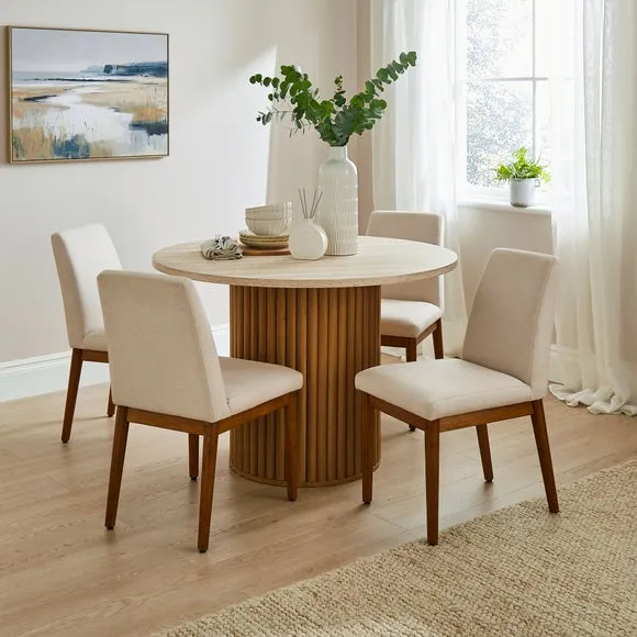 Cassie Set of 2 Dining Chairs, Fabric 2