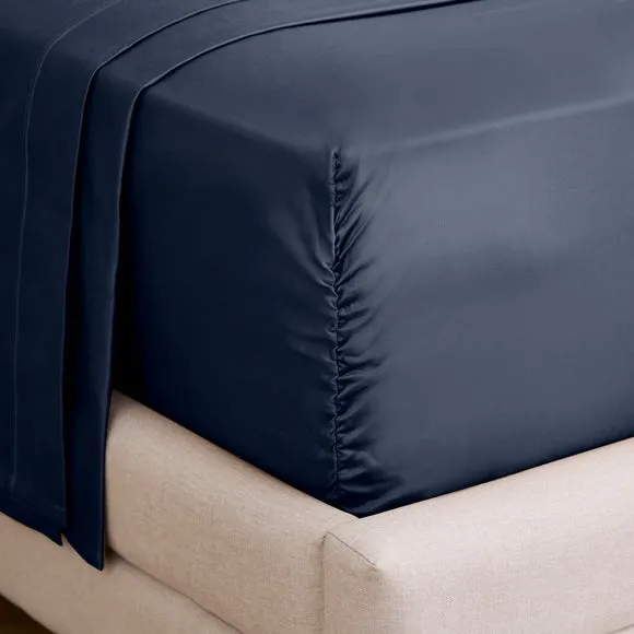 Dorma 800 Thread Count 100% Cotton Sateen Fitted Sheet 1