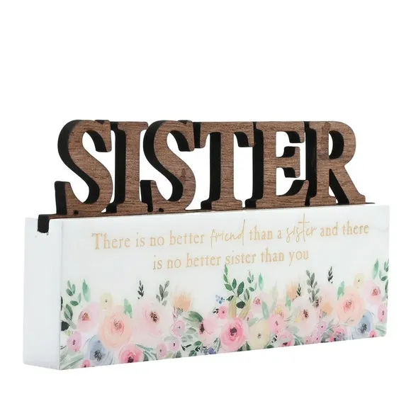 The Cottage Garden Sister Word Plaque 2