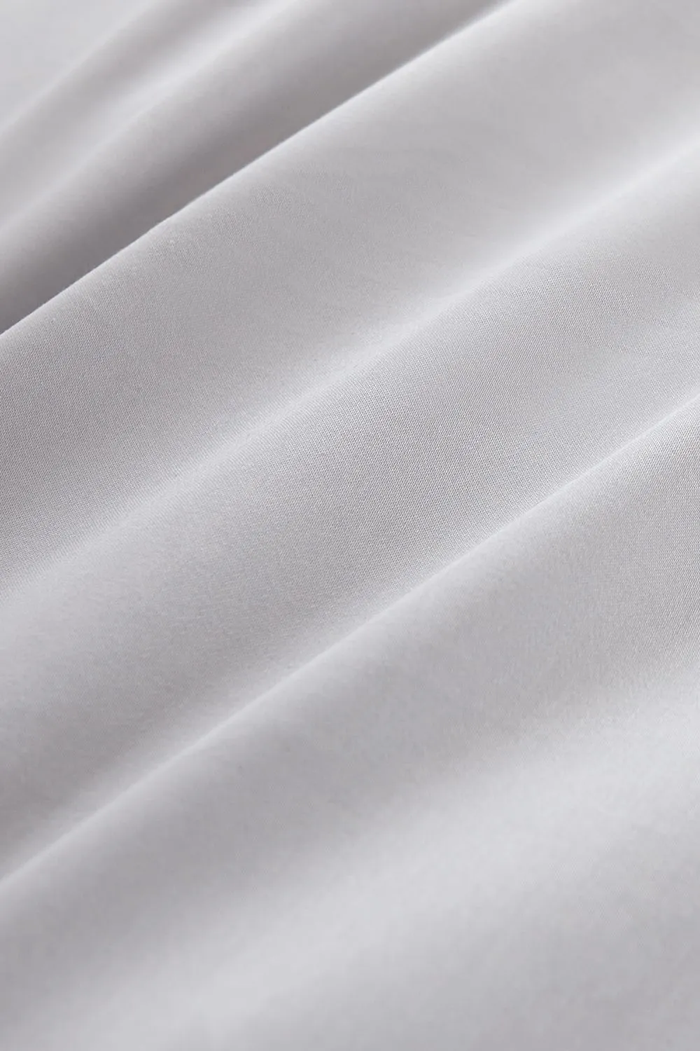 Bianca 400 Thread Count Cotton Sateen 36cm Depth Sheet in Grey 2