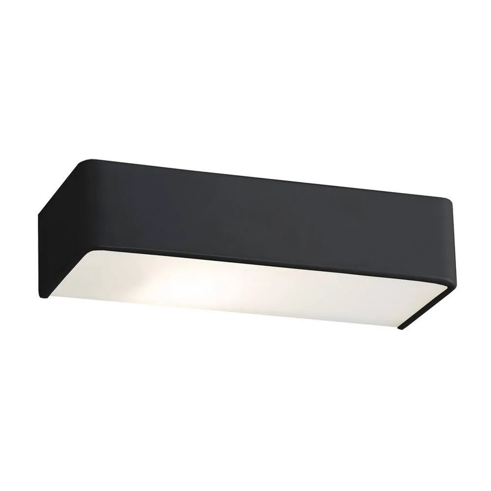 Netlighting Rodan 30cm Flush Wall Lamp Black Structure