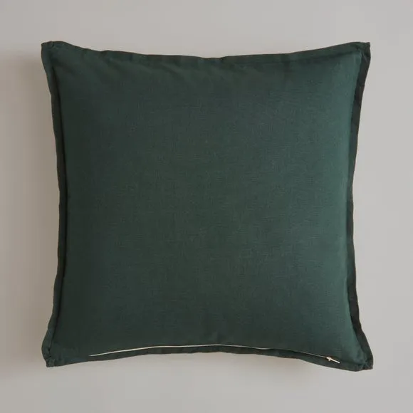 Green Leaves Square Cushion Cover 4
