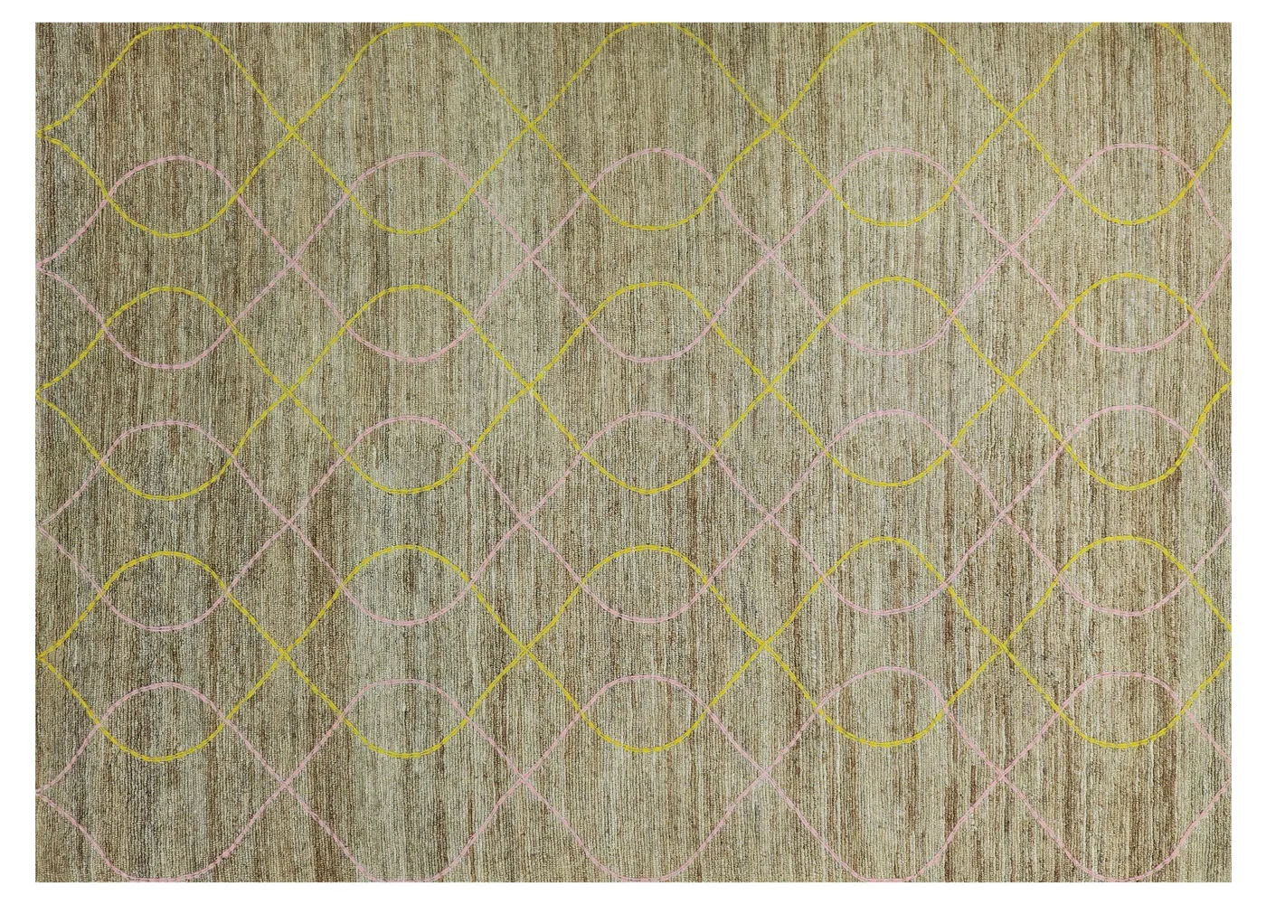 Dac Rugs Ripple Rug Raspberry