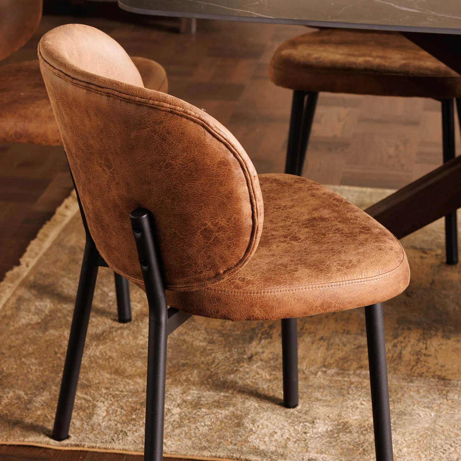 Elodie Dining Chair, Neutral Fabric | Barker & Stonehouse 2